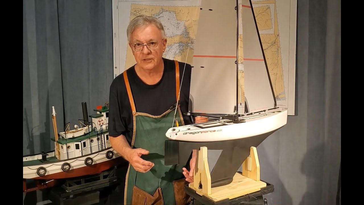 RC Sailboat Improved Fin Keel to Weedless Mod