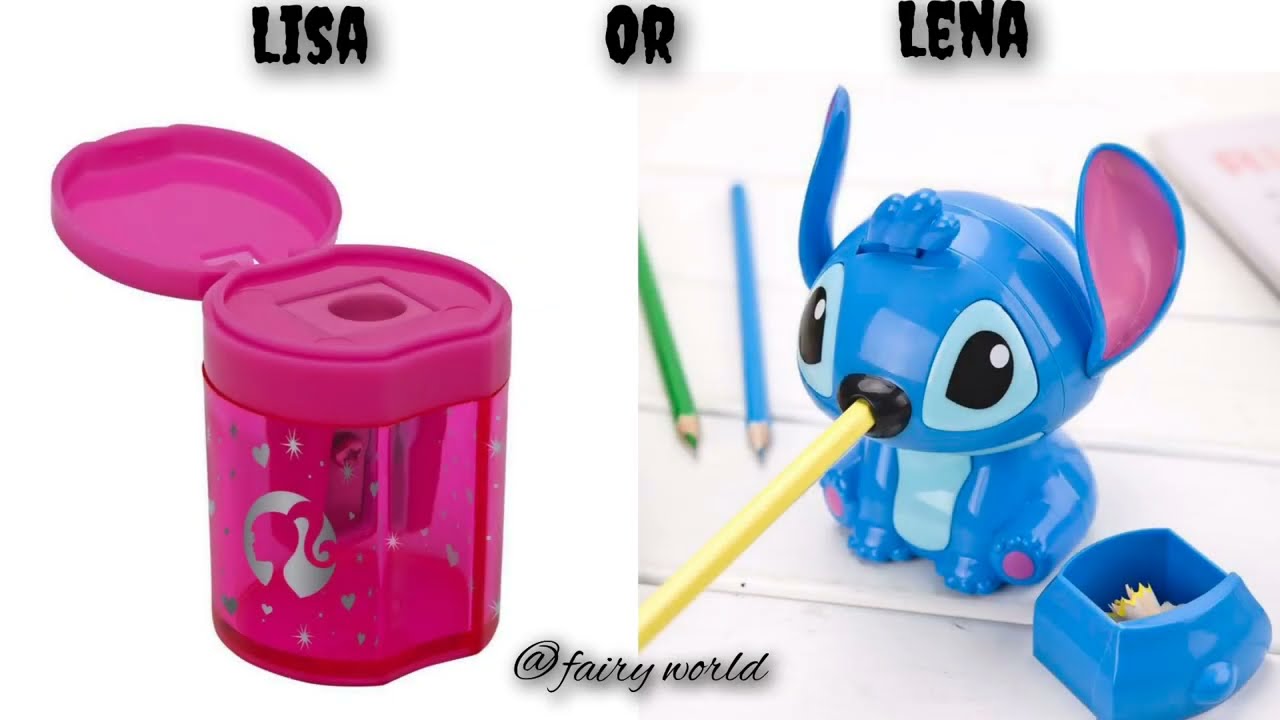 lisa or lena 💞 barbie vs stitch 💞 clothes,cute stuff and school supplies
