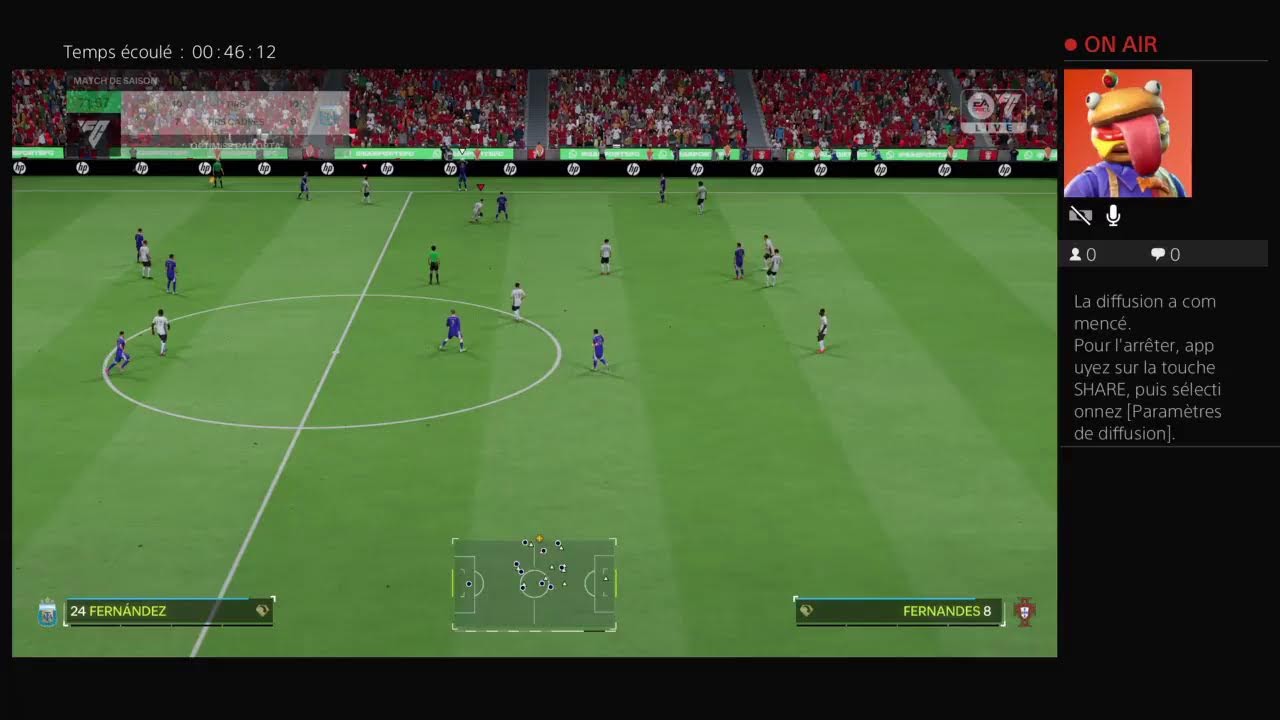Live fc25 en saison