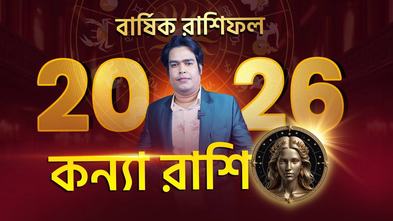 কন্যা রাশির জন্য ২০২৬ এ আসছে উন্নতি, স্থির অগ্রগতি ও নতুন সম্ভাবনা! Astrologer Joydev Sastri