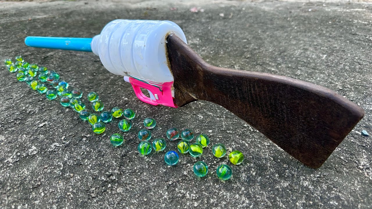 Creativity DIY Making Easy Gun Long Amazing Beneficial for shooting New toy​ simple 