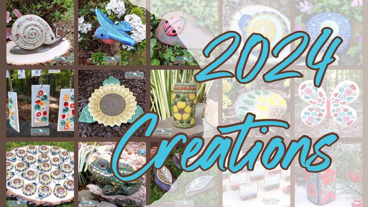 2024 Creations -Mosaic Garden Art #mosaic #gardendecor #paltiya #artomat #2024 #creations #natureart