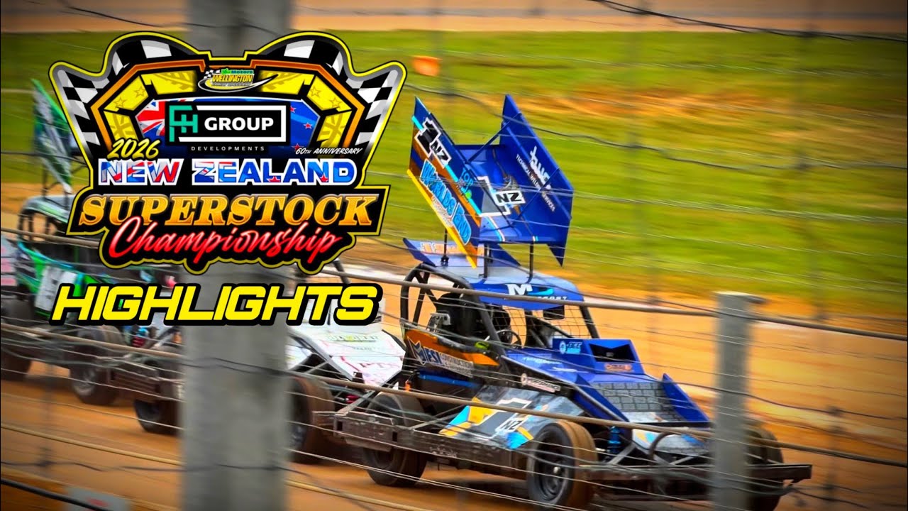 2026 New Zealand Superstock Championship Meeting Highlights | Wellington Family Speedway