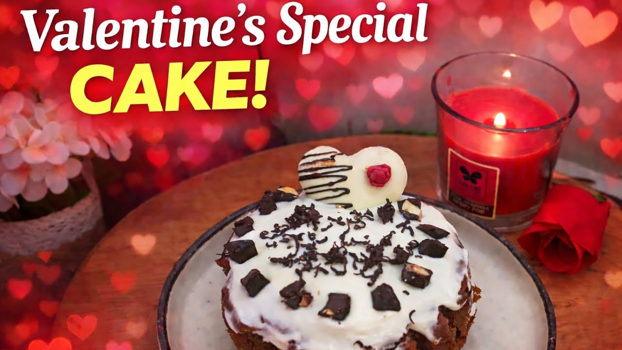Cheese  Cake at Home 🥮🍰 | Simple recipe without oil and maida | Valentine's Special 