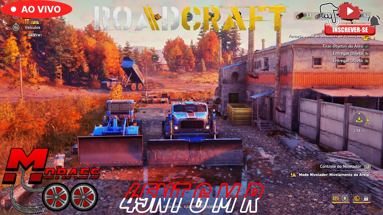Continuad com as construções das estradas no jog ROADCRAFT e cm as missões no mp Dilúvio prt 06 n PC