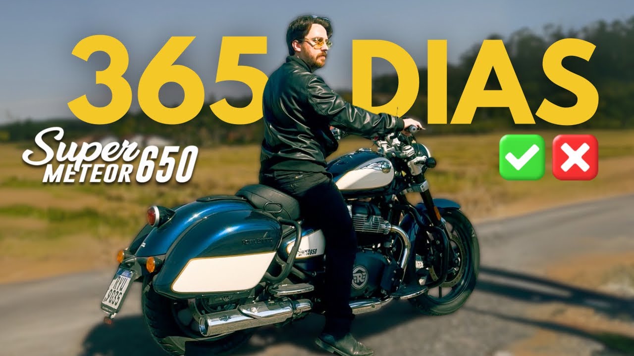 COMPRARIA NOVAMENTE? UM ANO DE SUPER METEOR 650 #royalenfieldsupermeteor650 #supermeteor650