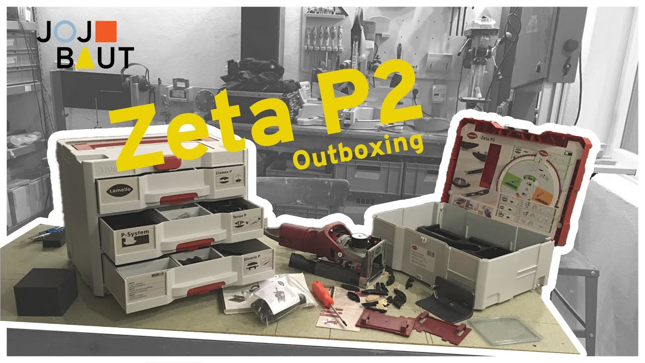 Outboxing der Lamello Zeta P2 Dia mit Professional Set