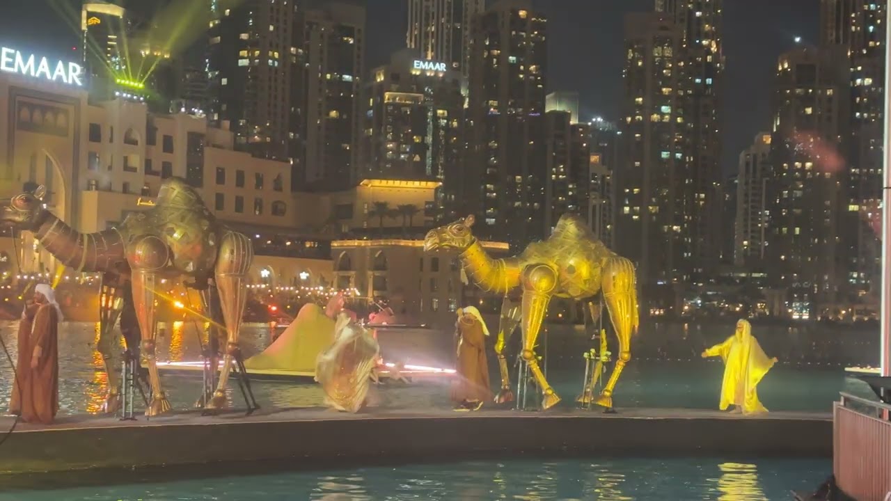 Burj Khalifa Fountain Show | New Year 2026 | Dance show Dubai mall 