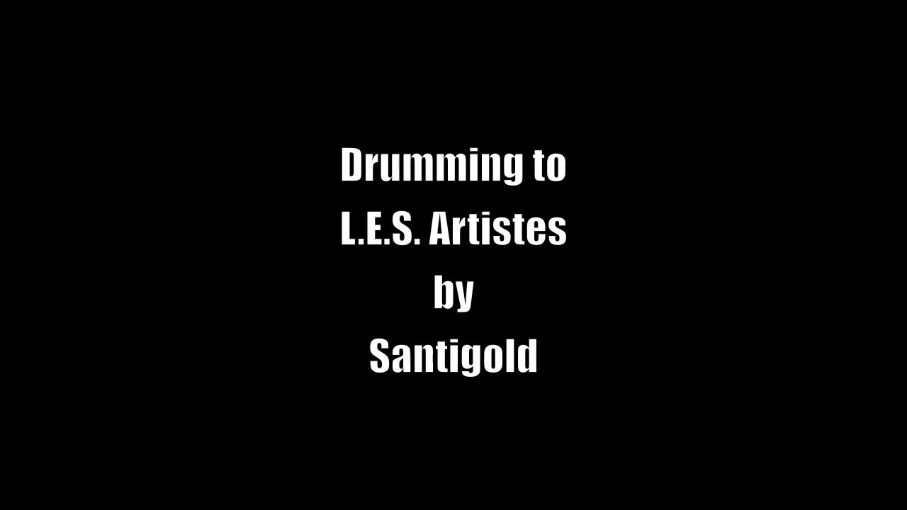 Santigold - L.E.S. Artistes - Drum Cover (colour edition)
