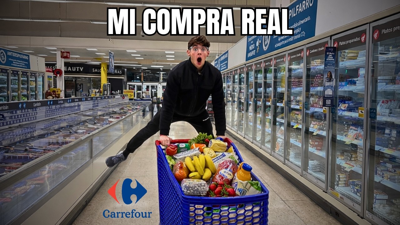 Mi compra semanal saludable en Carrefour por 50€ 🛒