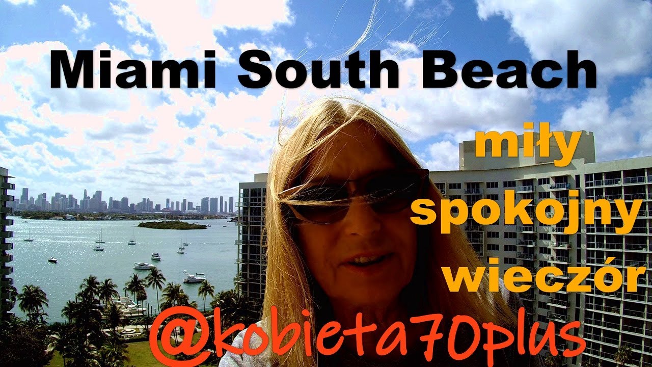 Miami Beach  miły spokojny wieczór
