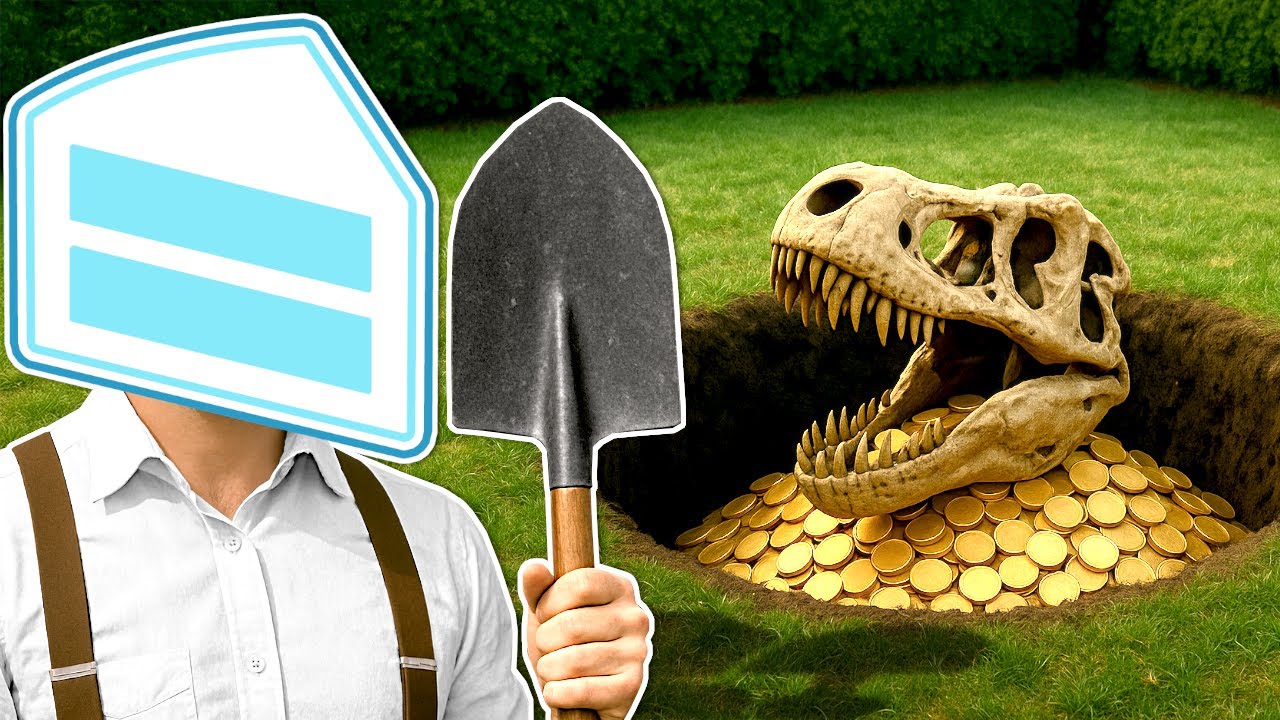 Digging a Hole to Find Secret TREASURE!