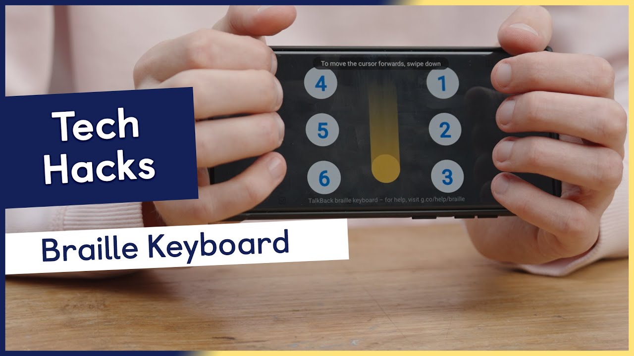 How to use the TalkBack braille keyboard | Android accessibility features