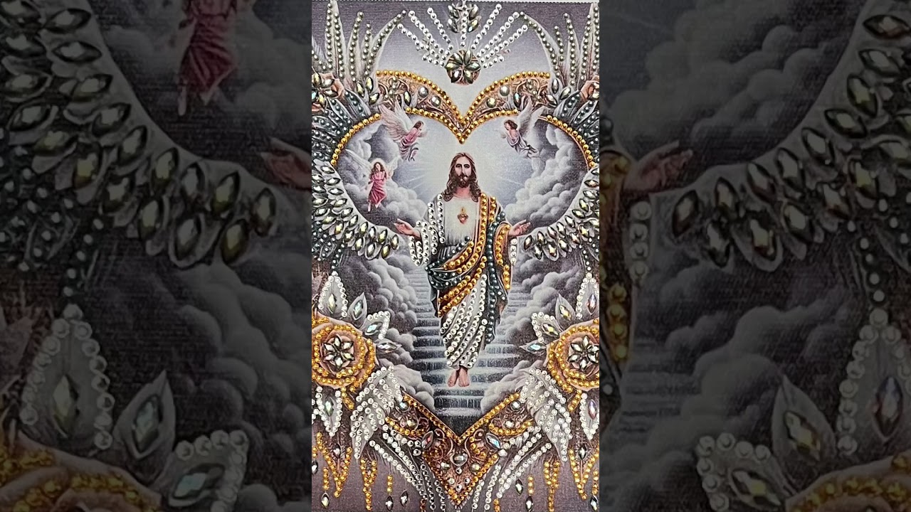 Before & After | A Heavenly Diamond Paint Art Transformation 