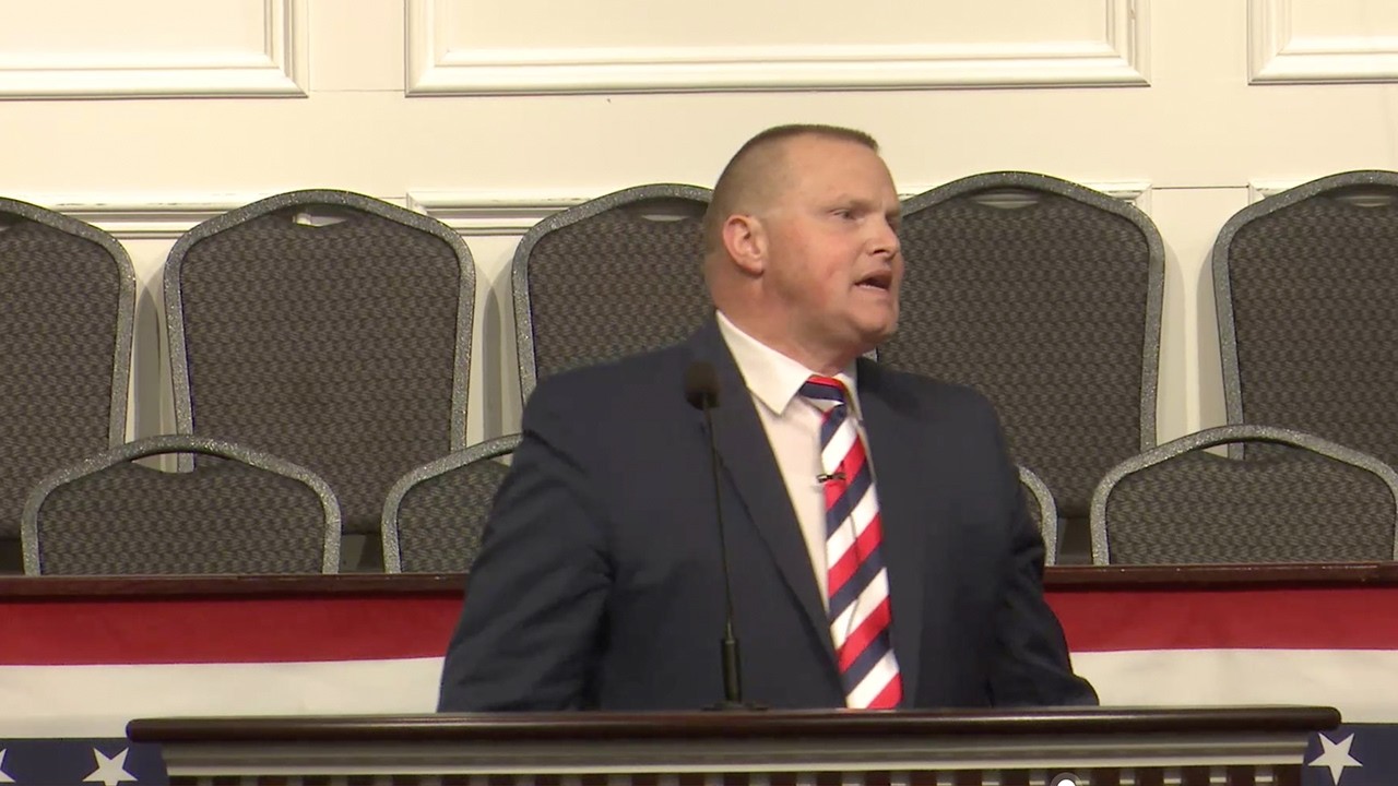 Bro. Ricky Gravley preaching 