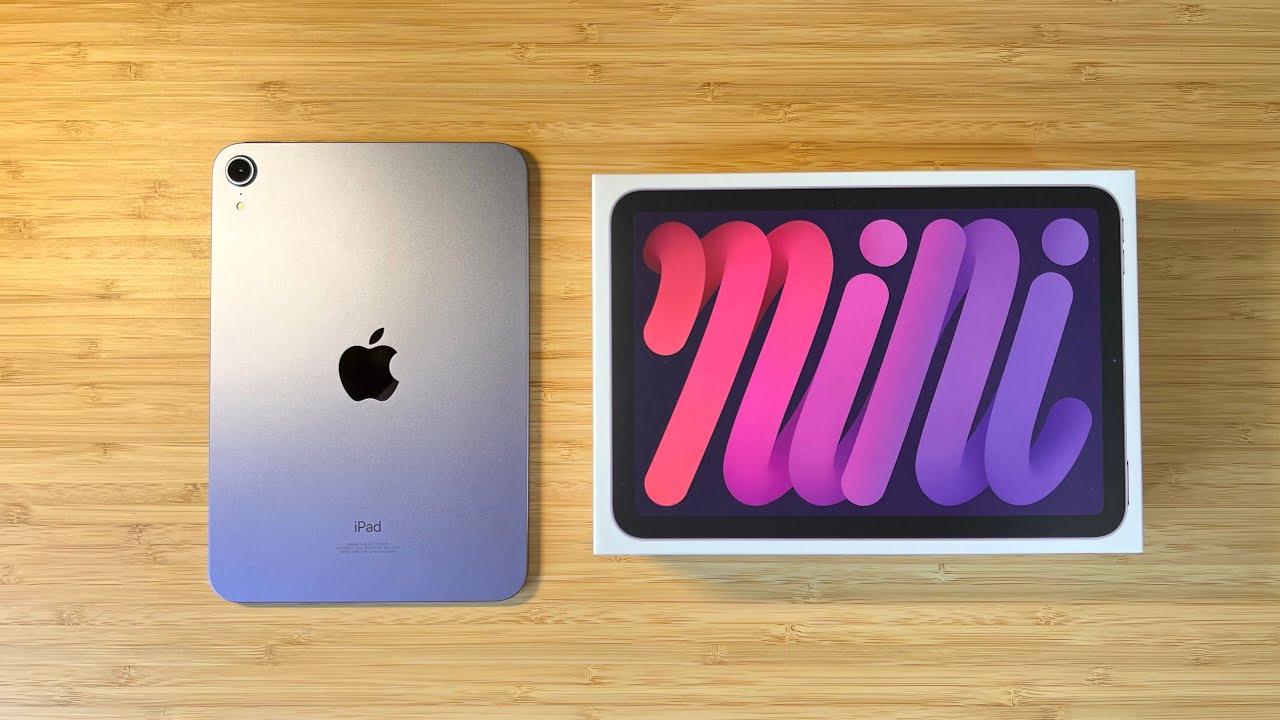 「黑貓」紫色 iPad mini 6 開箱 + 簡單評測