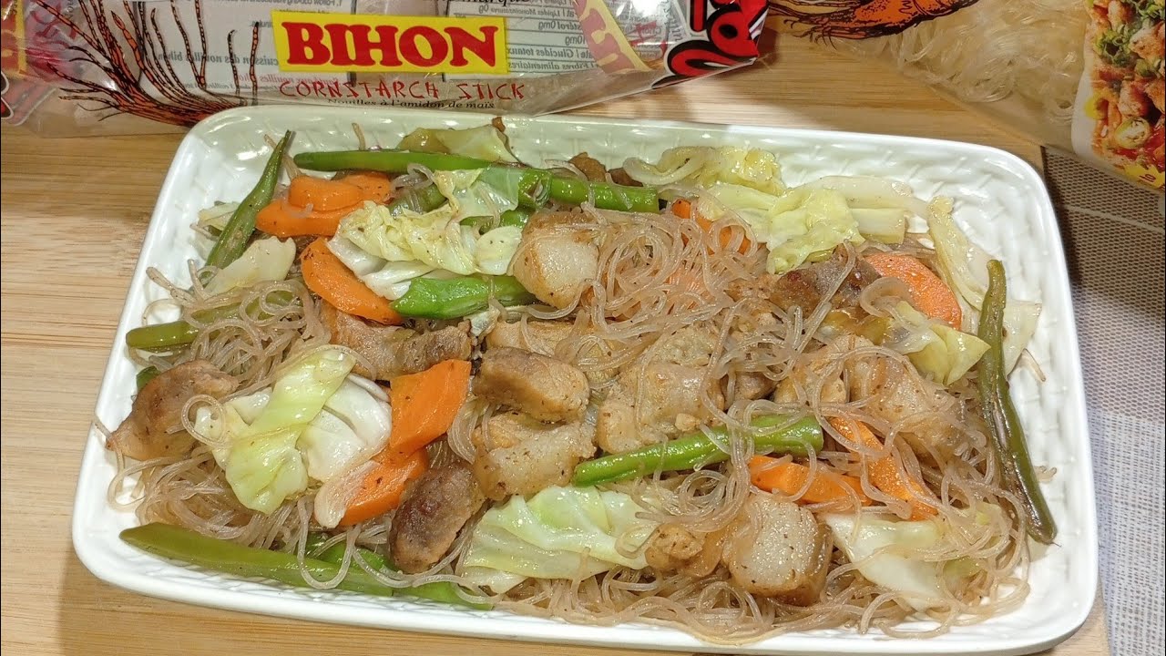 Sautéed Vegetables With Pancit Bihon Recipe How To Cook 