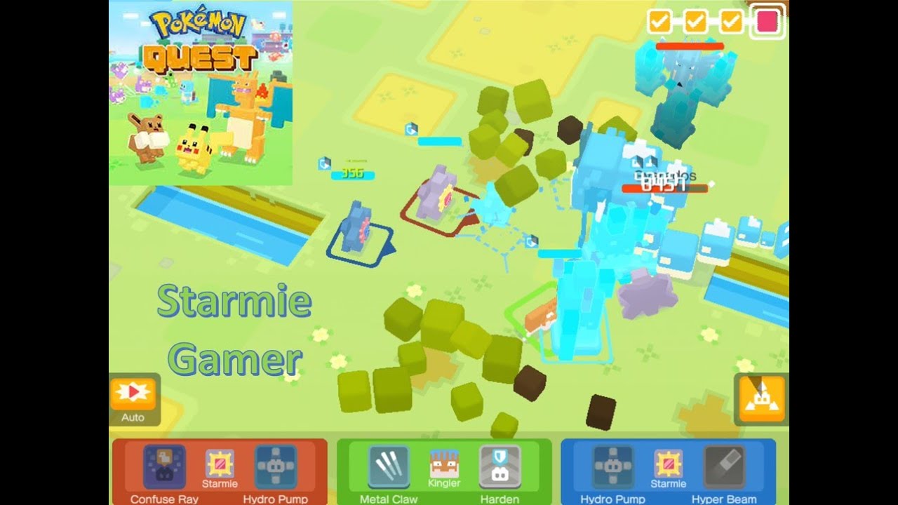 Pokémon Quest - Say GOODBYE Gyarados! Allthe bosses are seeking revenge on you! Farewell!😅