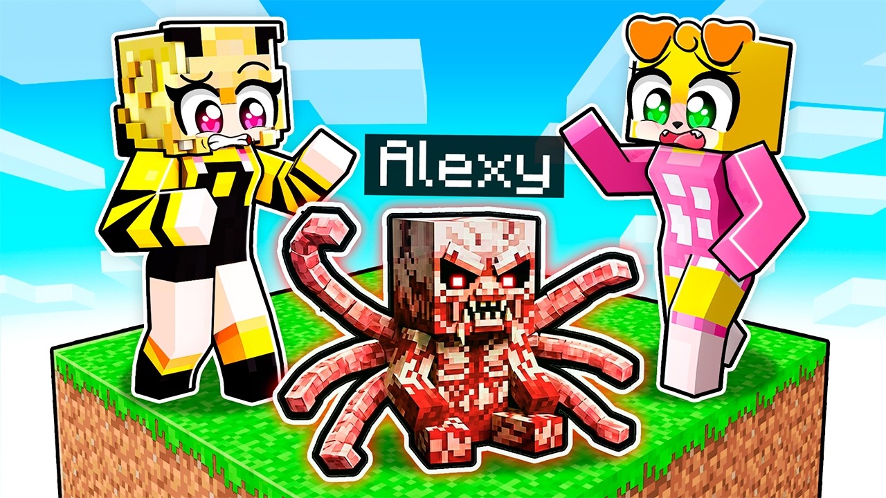 Jugando como un BEBE VECNA en UN CHUNK en Minecraft! 👶