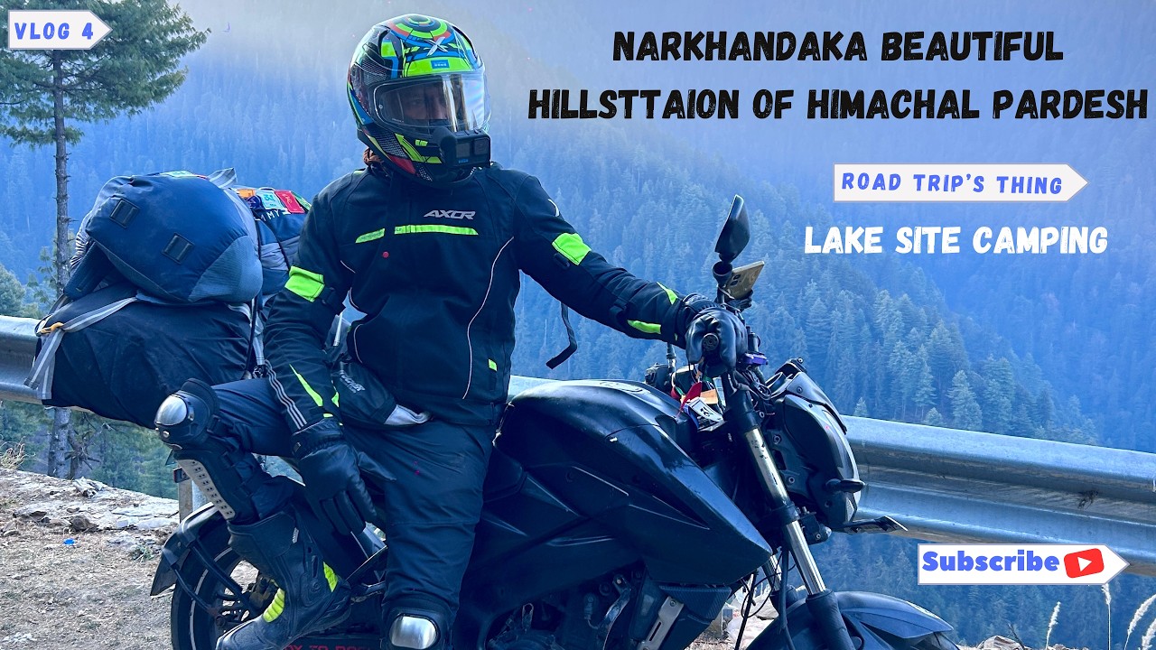 NARKHANDA Moto Vlog & Lake Site Camping | SPITI BIKE RIDE EP:-04 |