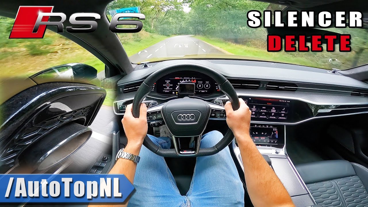 AUDI RS6 C8 *SILENCER DELETE* POV Test Drive by AutoTopNL