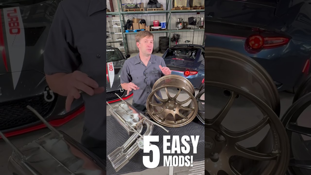 5 EASY Mods for ND Miatas! #easy #quick #mods #miata #customize