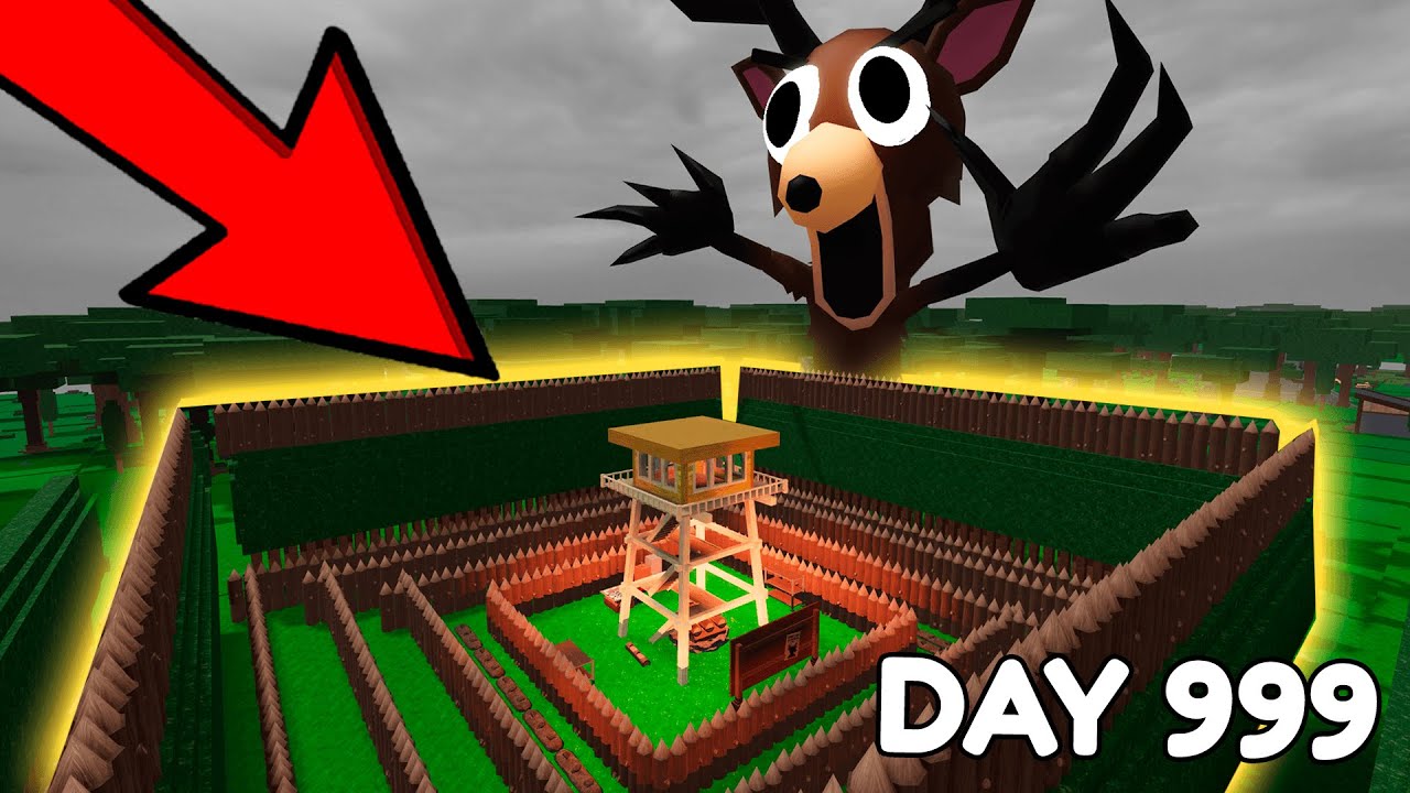 I Built THE SAFEST BASE with CRAFTING UPDATE in 99 NIGHTS IN THE FOREST ROBLOX