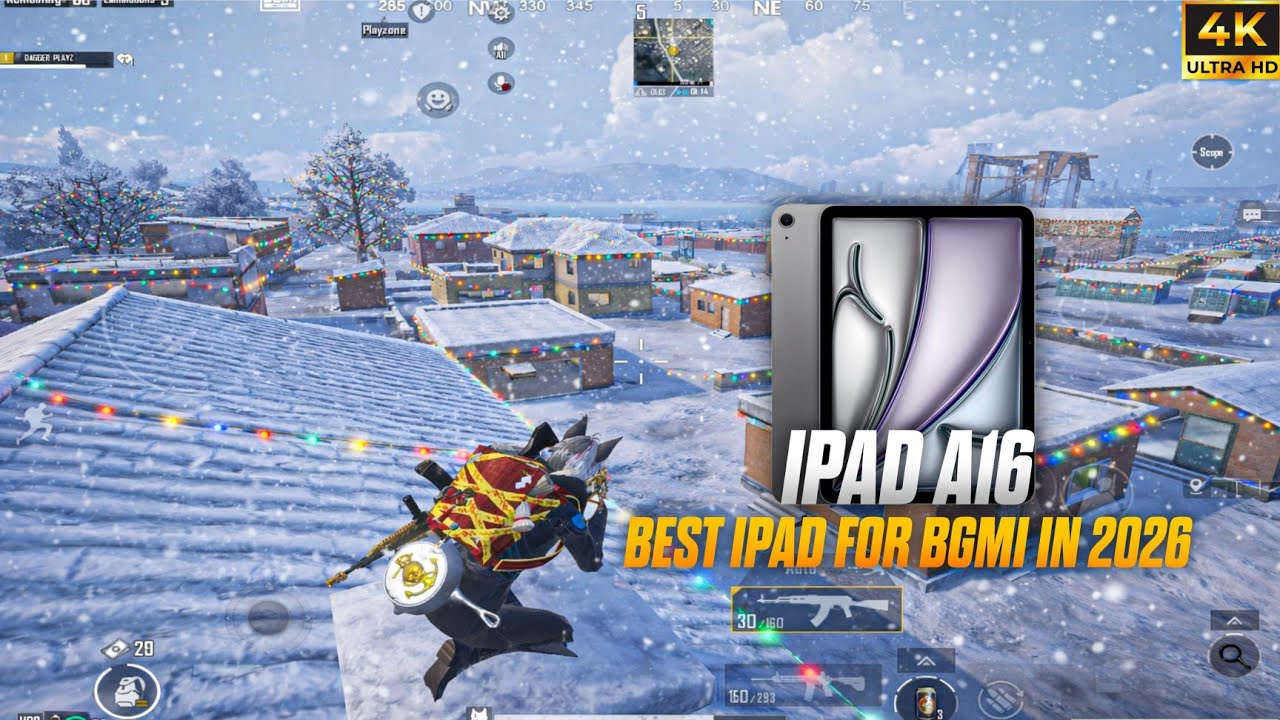 iPad 11 A16 BGMI Graphics Test (SMOOTH+ EXTREME)🔥 | PUBG Mobile Gaming 2026 | With Best Sensitivity