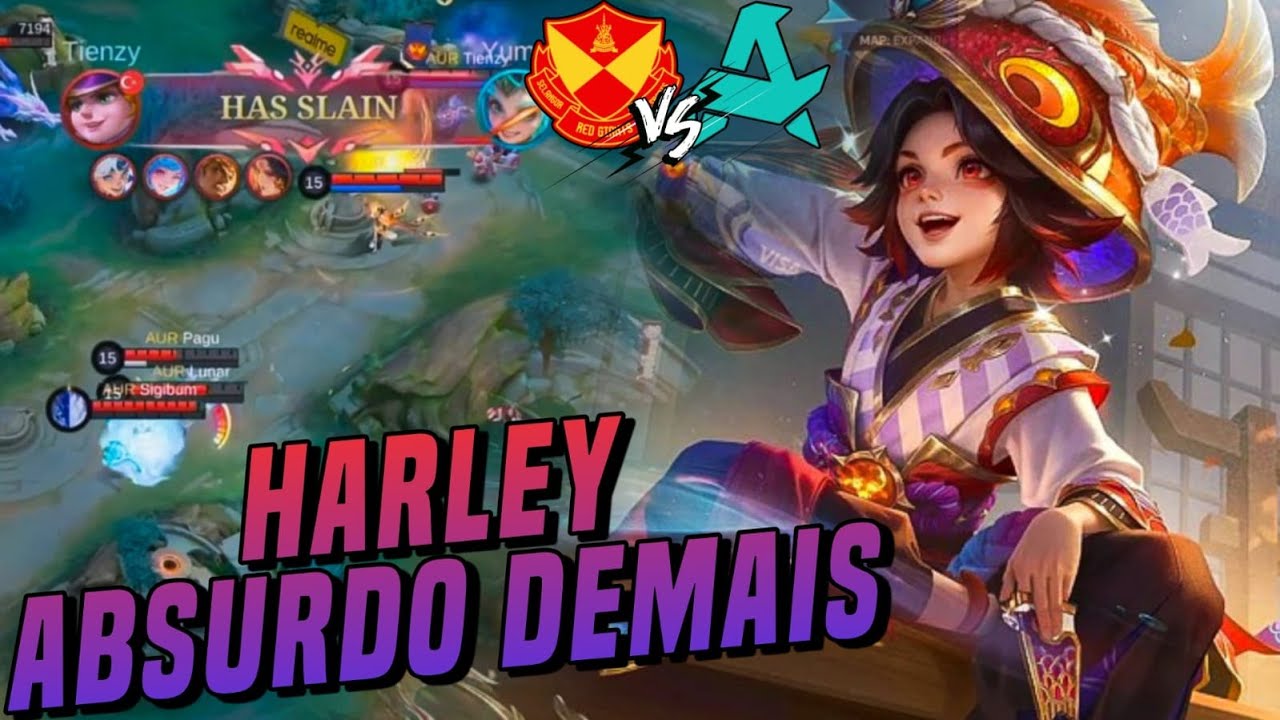 O CARA FEZ O TIME INIMIGO BANIR HARLEY NA SÉRIE INTEIRA!! | RORA x RSG | M7 MLBB