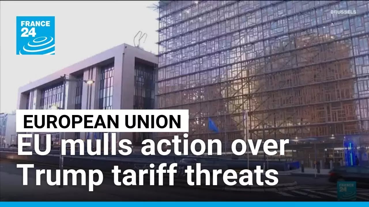 EU weighs countermeasures against Trump's tariff threats over Greenland • FRANCE 24 English