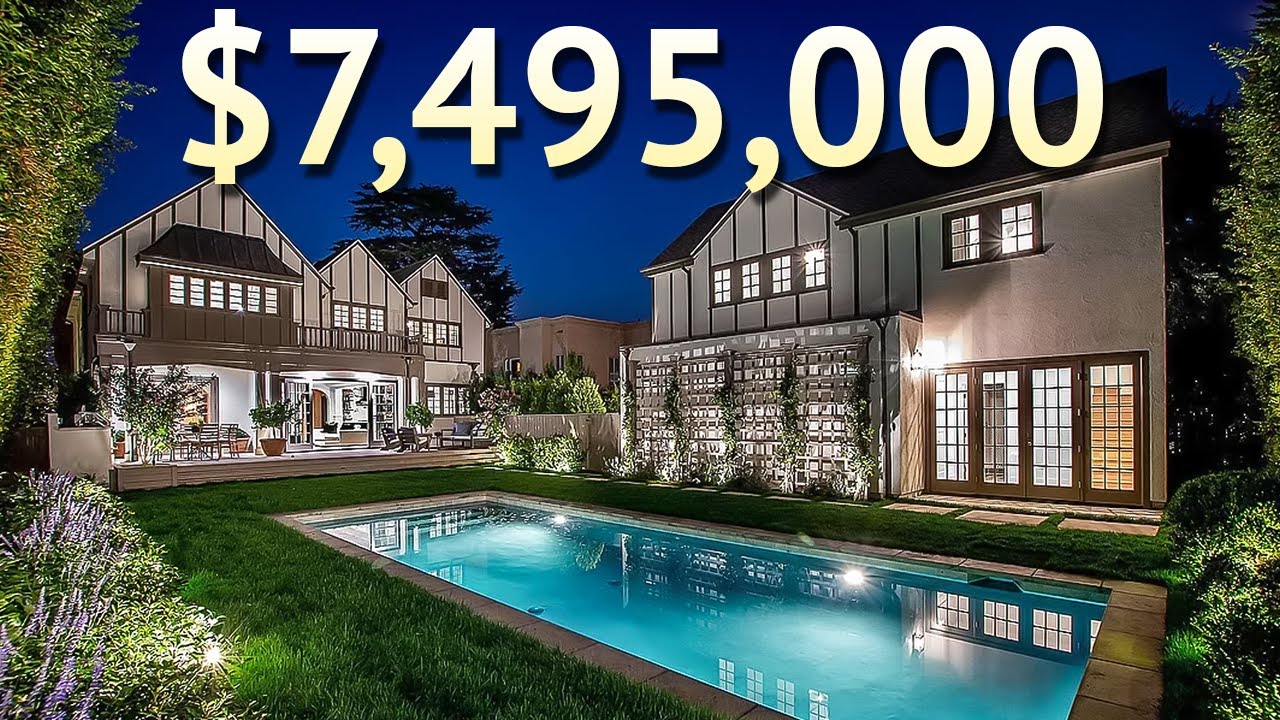 Touring a $7,495,000 LOS ANGELES MANSION with an Incredible Backyard and an ADU