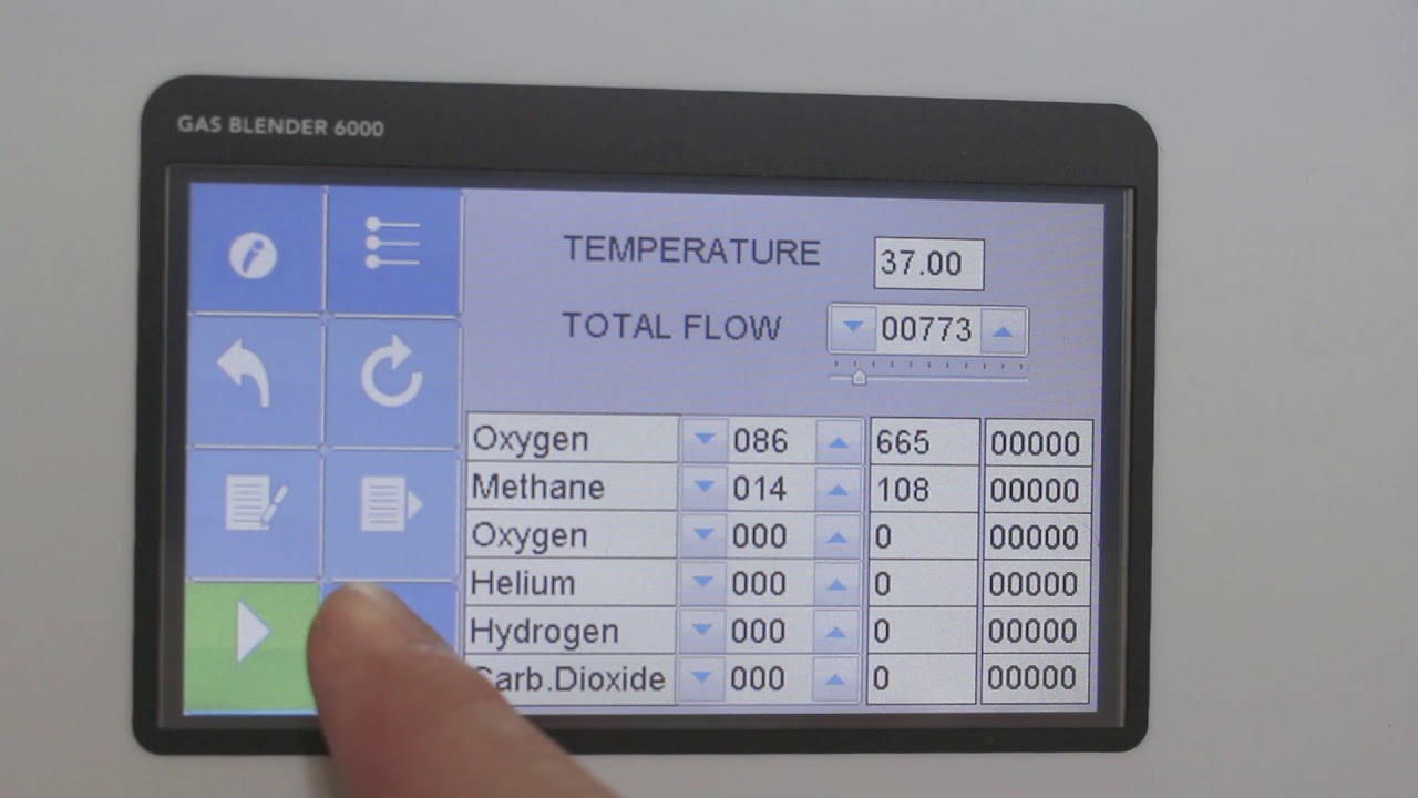 MCQ Instruments Gas Blender 6000 Series - 6 Channels Gas mixer