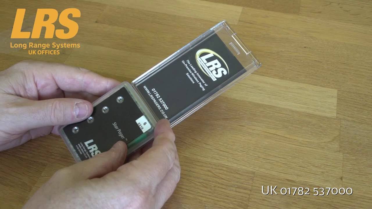 AT4 Adverteaser Customer Pager | LRS UK | Long Range Systems UK