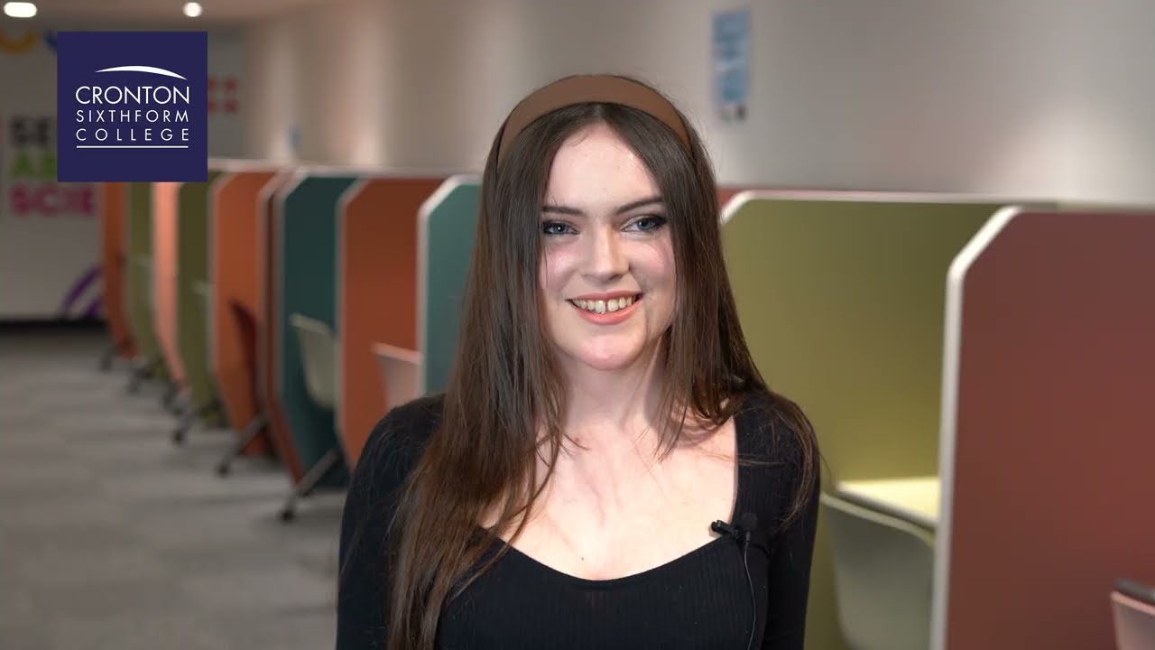 Former student Lucie Forrest talks about studying at Cronton Sixth Form!