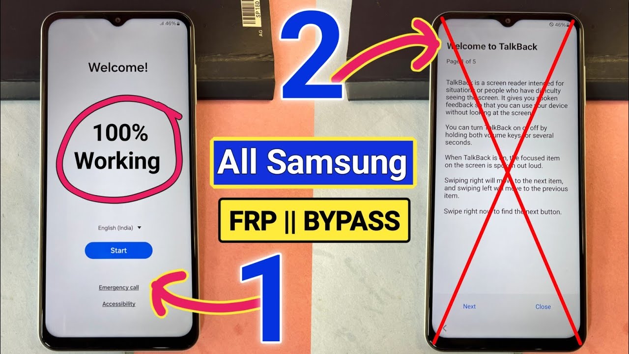 Samsung Frp Bypass TalkBack Not Working | Old Method ❎ Samsung FRP Bypass 2025 Android 13-14-15