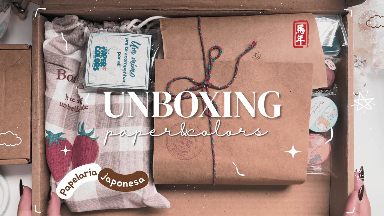 Unboxing de Papelaria Japonesa | Stationery Haul Paper e Colors