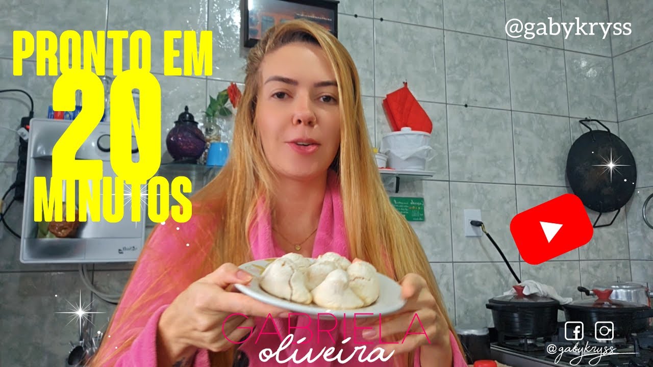 COMO FAZER BISCOITO DE POLVILHO RÁPIDO E FÁCIL