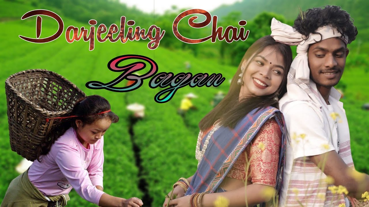 Darjeeling Chai bagan romantic AI Santali video
