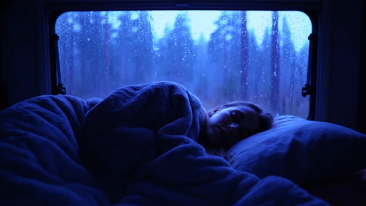Rain Sounds For Sleeping 99% | Instantly Fall Asleep With Heavy Rain & Relaxing Thunder at Night