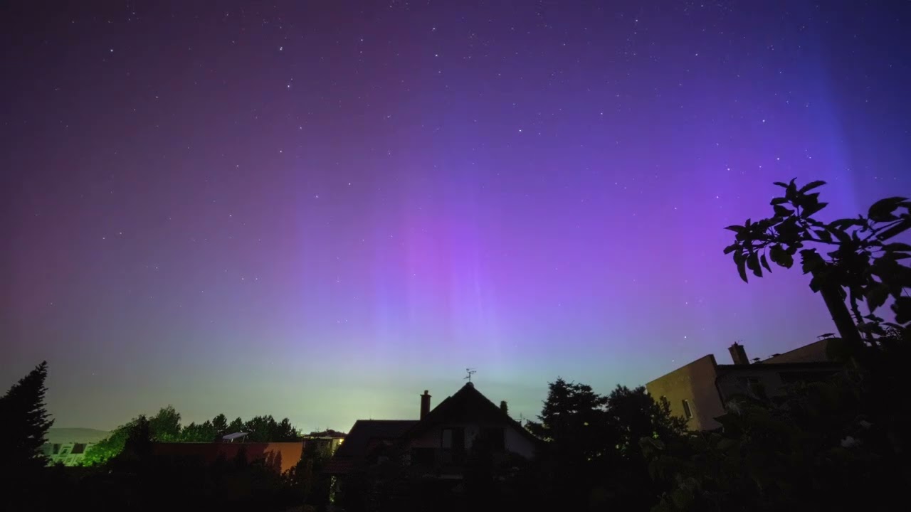 Aurora Borealis 11.5.2024 - Visible from my backyard - Valašské Meziříčí (Czech Republic)