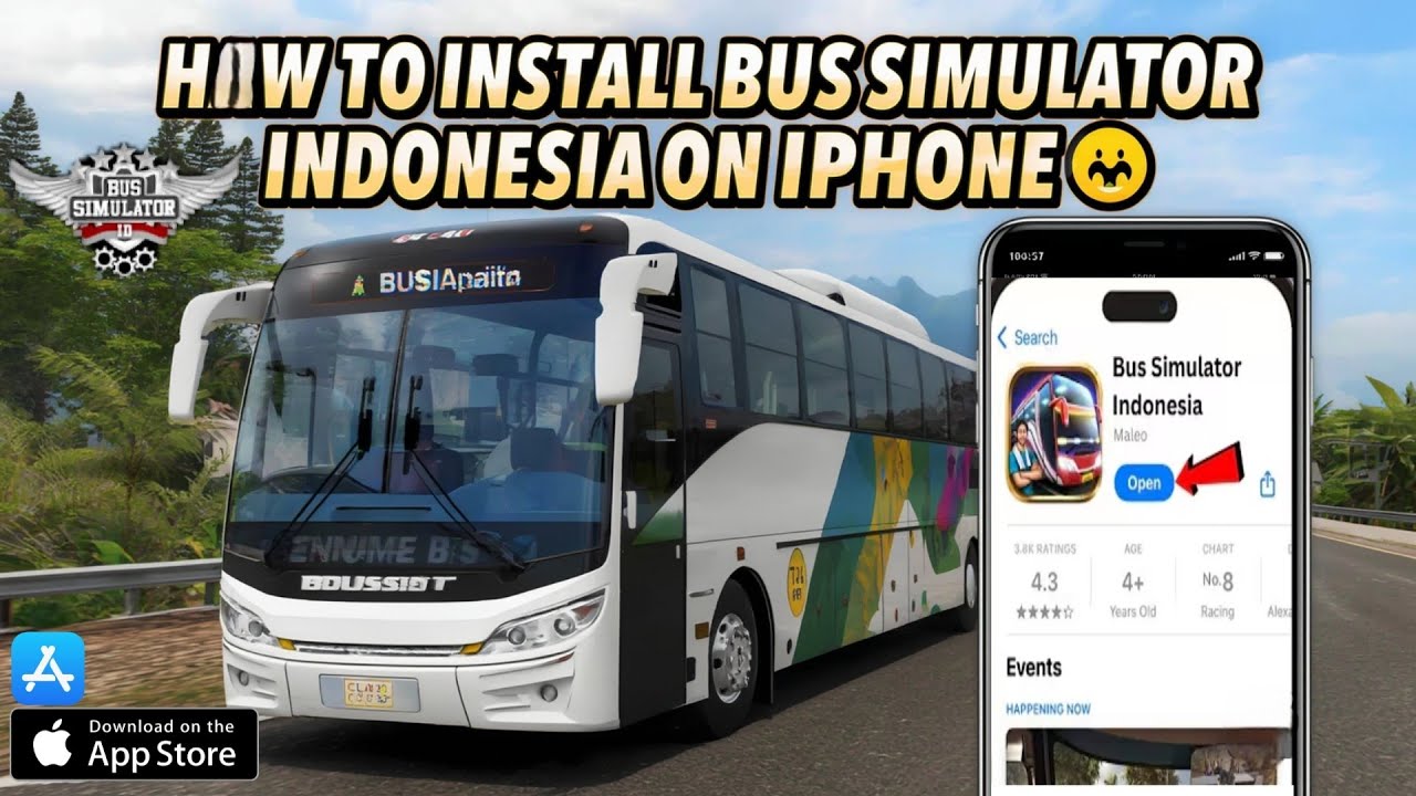 Как установить Bus Simulator Indonesia на iPhone (2025) | 100% рабочий метод | Загрузка BUSSID дл...