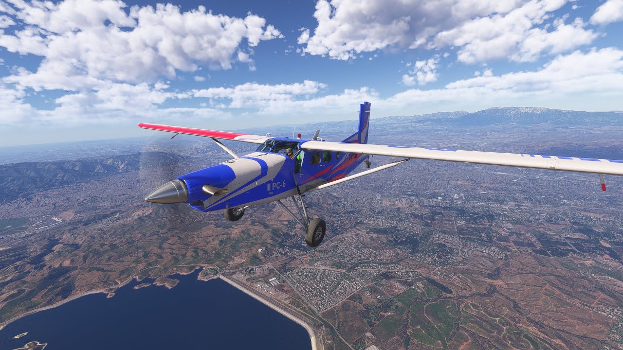 MSFS 2024 Karriere Fallscirmsprung mit der Pilatus PC-6/B2-H4 Turbo Porter
