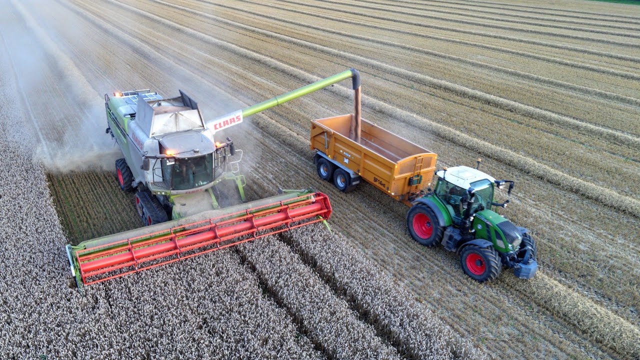 HSAG BIG CLAAS 750 COMBINE!