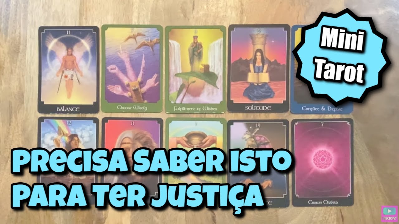 Precisa Saber Isto Para Ter Justiça 💗 Leitura Tarot Oráculos