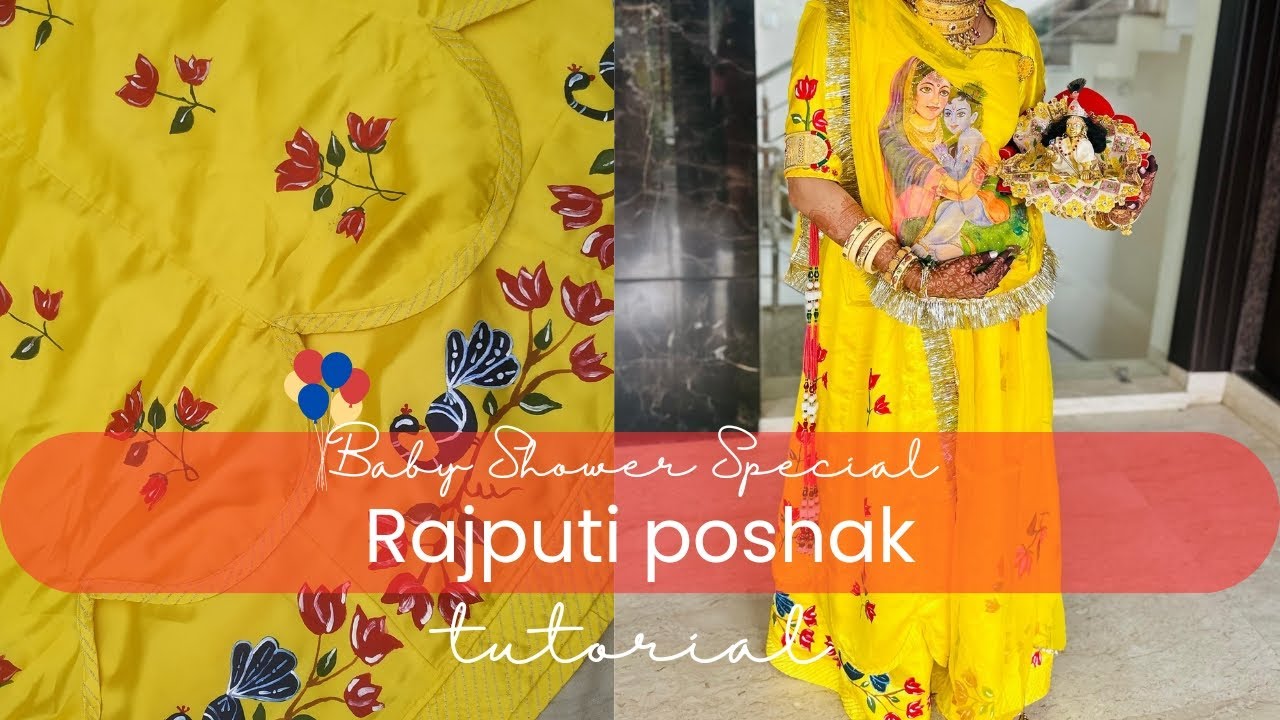 Baby shower special Rajputi Poshak #rajputiposhak