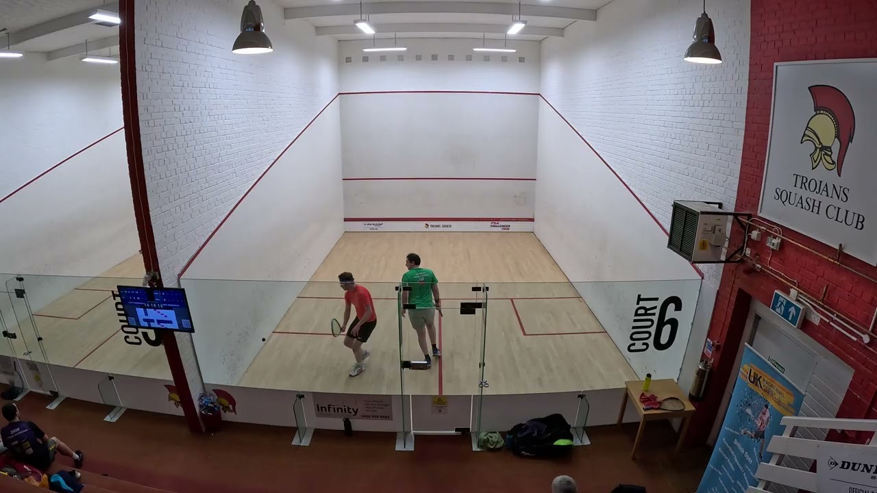 Trojans 2026 UK Racketball Satellite Men's A Grade - Kershaw vs Staunton