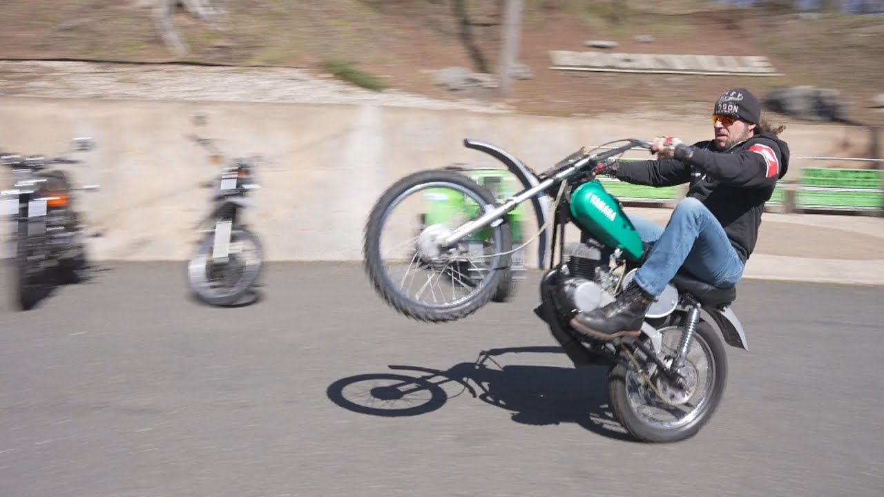 SR ALMOST LOOPED THE YAMAHA 100