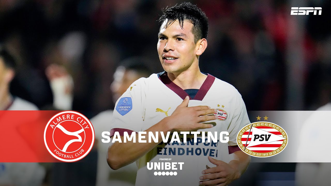 LOZANO maakt zijn eerste GOAL sinds terugkeer bij PSV!🔥 | Samenvatting Almere City FC - PSV