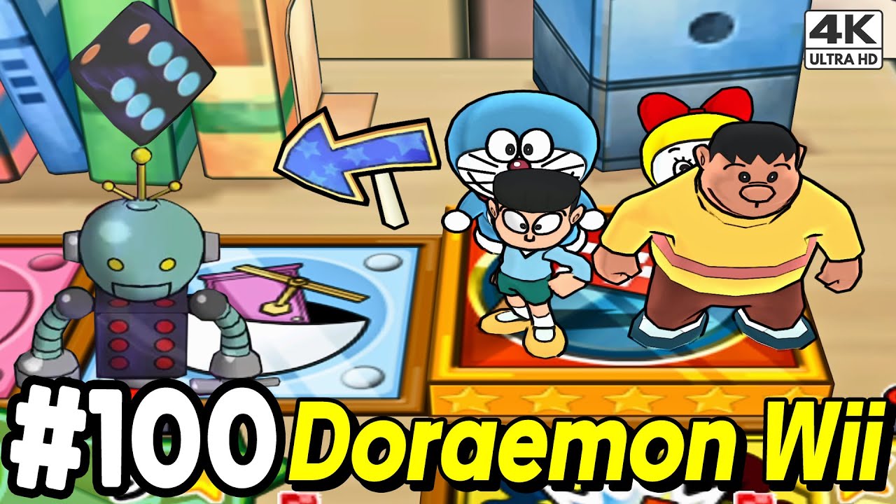 Doraemon Wii (ドラえもん Wii ) - Himitsu Dougu-ou Ketteisen! Walkthrough Part 100 | AlexgamingTV
