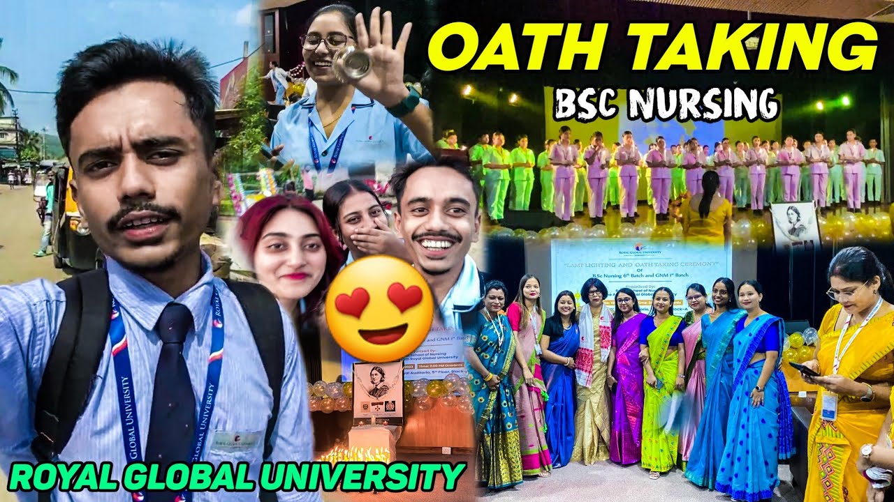 Royal Global University OATH TAKING 2023 😍 | Bsc Nursing Oath Taking 2023 | RGU Programs